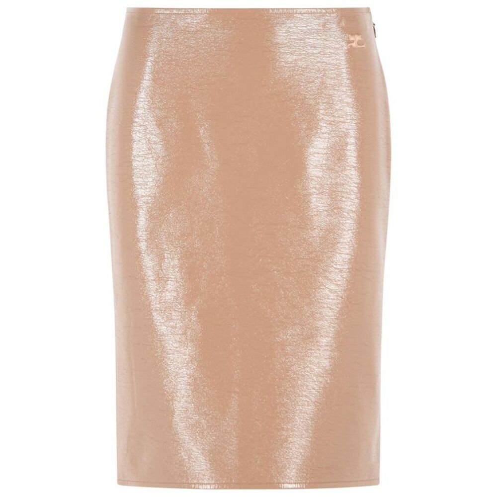 Courreges 'Bronzer' Vinyl Skirt Women